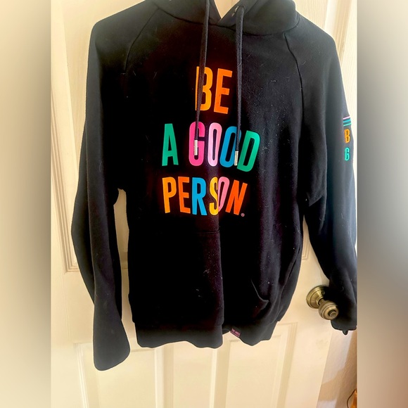 “Be A Good Person” hoodie multi colored size xs (fits like a small-medium) - Picture 1 of 4